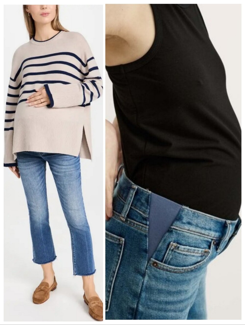 HATCH The Crop Maternity Jeans Cropped Stretch Denim Size 26 Modern Maternity